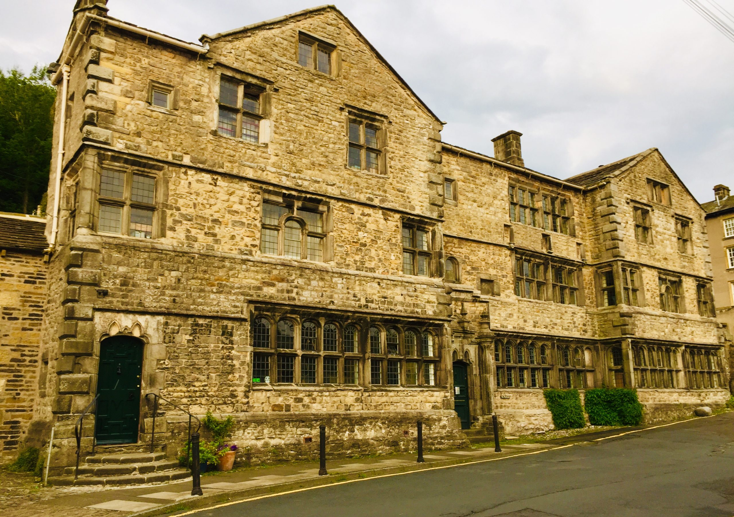 West elevation of The Folly, a prospect house in Settle built in 1679.